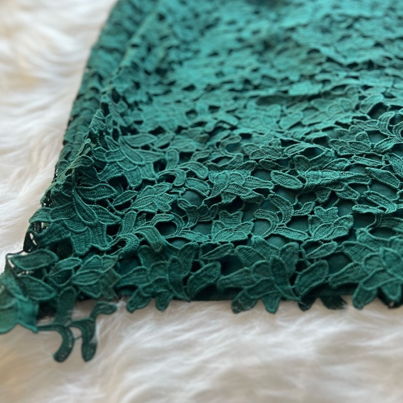 Club Monaco Bilannah Lace Dress in Green Size 4 - Picture 4 of 6